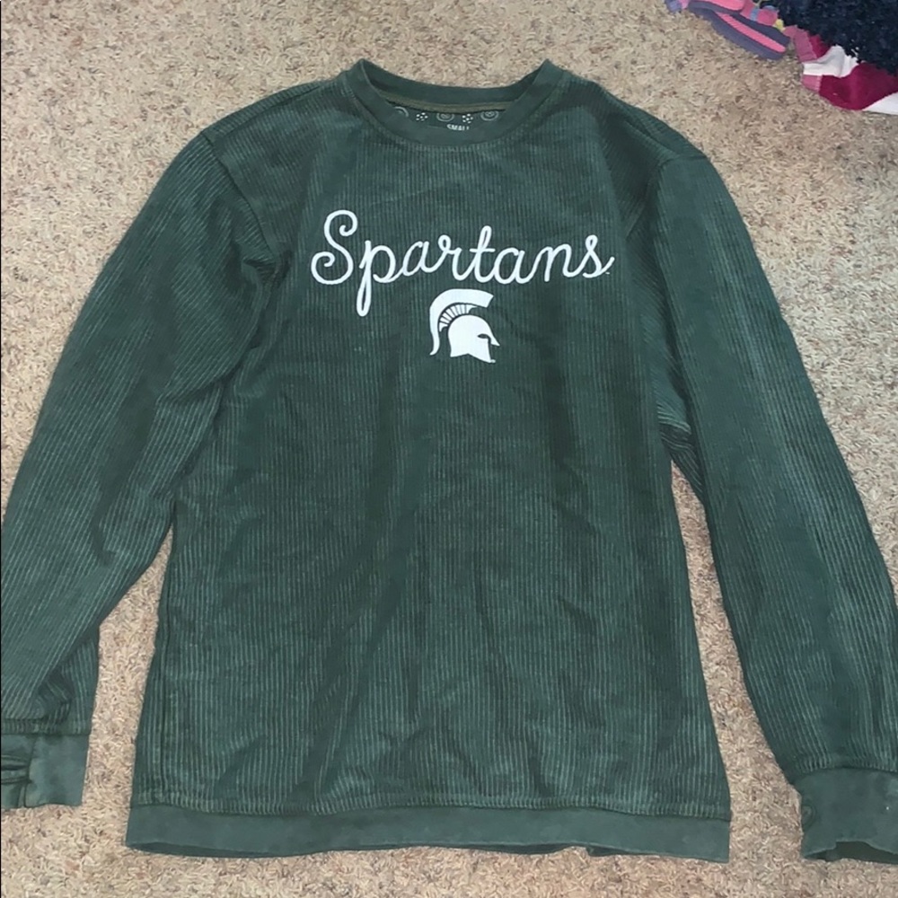 michigan state womens crewneck